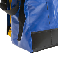 Sac à outils professionnel en PVC robuste sur mesure pour électriciens, sac de rangement utilitaire à double base en vinyle