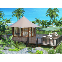Tente de safari imperméable avec garantie de 5 ans, fabricant de tentes de camping 5 étoiles pour hôtel, en vente