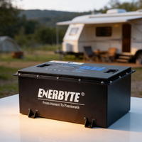 Paket Baterai Li-Ion Enerbyte Deep Cycle Solar LiFePO4 Lithium Ion untuk RV, Golf Cart, AGV, ISO