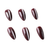 Offre Spéciale – Ongles Artificiels Œil de Chat de Haute Qualité (24 pièces) – Vente en Gros Usine – Ongles en ABS Réutilisables – Faux Ongles à Pression de Haute Précision