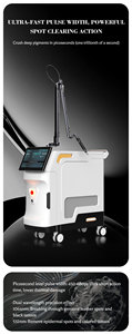 Macchina Laser Picosecondo Verticale <span class=keywords><strong>Nd</strong></span> Yag <span class=keywords><strong>S</strong></span> ad Alta Potenza 3000W, Dimensioni dello Spot Regolabili, per Rimozione Tatuaggi, Schiarimento della Pelle, Riduzione Rughe - Product Image 5