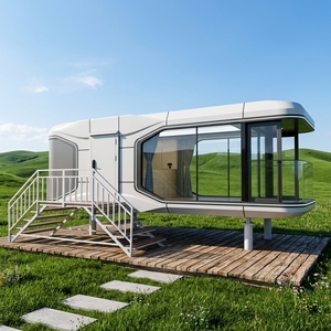 Capsula Spaziale in Alluminio e Acciaio Stile <span class=keywords><strong>Moderno</strong></span> con Ampio Spazio e Multifunzione per Hotel, Appartamenti e Case Vacanza in Vendita - Product Image 2