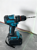 Perceuse à percussion sans fil 20V/21V sans balais, capacité de perçage maximale de 10 mm, vitesse variable, conception ergonomique, qualité professionnelle robuste