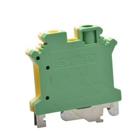 Borniers de connecteur de câblage de terre à vis de haute qualité UTL 6mm avec pied en métal PE USLKG6N