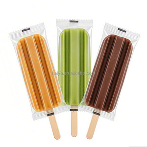 Cao rõ ràng tùy chỉnh in ấn <span class=keywords><strong>Ice</strong></span> Lolly túi thực phẩm an toàn trở lại con dấu bao bì nhựa cho nghệ nhân <span class=keywords><strong>Ice</strong></span> Cream Bars & Gourmet Kem - Product Image 2