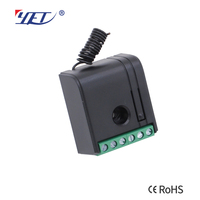 YET477 Receptor Universal de un Solo Canal, Mini Receptor, Control Remoto Inalámbrico, Mini Receptor de 9-24v
