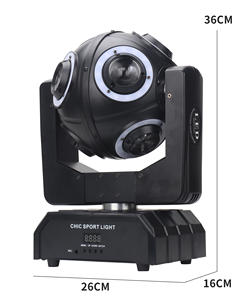 8*10 Вт волшебный DJ RGBW светодиодный движущийся Головной фонарь Dmx512 Диско сценический дискотечный свет для отелей 120 Вт мощность - Product Image 6