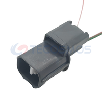Adaptateur de connecteur de klaxon automobile de haute qualité pour Honda 2 broches mâle CT2-0095G Contact en cuivre et boîtier en ABS/Nylon