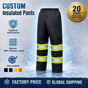 <span class=keywords><strong>Pantalones</strong></span> de Trabajo de Invierno <span class=keywords><strong>para</strong></span> Hombre, Impermeables, Aislantes y de Alta Visibilidad, en Oferta - Product Image 1