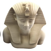 Statue de bouddha en résine, roi égyptien, Figurine Tutankhamun, Sculpture d'egypte ancienne, ornement de bureau pour Table de bureau à domicile