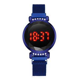 Reloj de Mujer con Diamantes de Imitación y Pantalla Táctil, Reloj Electrónico con Correa <span class=keywords><strong>Milano</strong></span> - Product Image 4