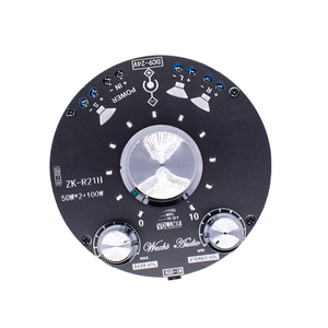 Mạch khuếch đại công suất Bluetooth ZK-R21H ZK-R21E, hiển thị âm lượng, 2.1 kênh, subwoofer, TPA3116, 50WX2+100W - Product Image 1