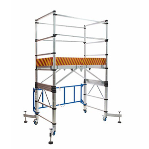 Échafaudage de construction Poteau télescopique en acier Aluminium Échafaudage Safeway Planches <span class=keywords><strong>d</strong></span>'aluminium usagées Construction à vendre - Product Image 1