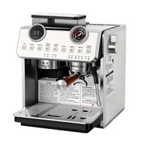 Machine à café semi-automatique de qualité commerciale, machine à expresso avec système à double chaudière