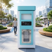 Distributeur d'eau automatique commercial à osmose inverse, système intelligent de purification d'eau potable à monnayeur pour usage extérieur