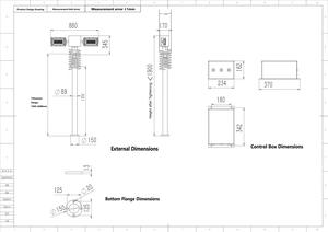 TY-SG अनुकूलन योग्य 3.5/4.2 मीटर हाई मस्ट सफेद एलईडी लाइट टॉवर के लिए न्यूमेटिक टेलीस्कोपिक, फायर ट्रक इंजन के लिए आईपी 65 दृश्य कार्य 2*200w - Product Image 4