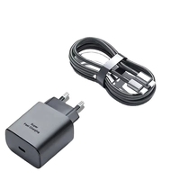 Chargeur USB C 45W PD 3.0, adaptateur mural de charge rapide avec câble USB C pour téléphone et tablette