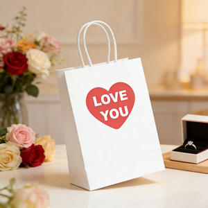 Bolsas de Papel para Regalo de San Valentín, Bolsas de Regalo Personalizadas al por Mayor de Fábrica, OEM/ODM, Bolsas de Papel para Empaque de Regalos y Recuerdos de Fiesta - Product Image 4