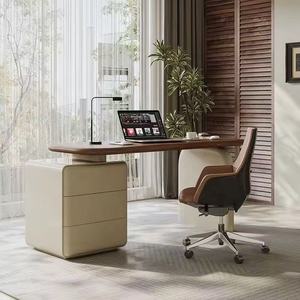 Muebles de oficina convertibles administrativos modernos Escritorio de computadora duradero para que los gerentes se ensamblen fácilmente - Product Image 4