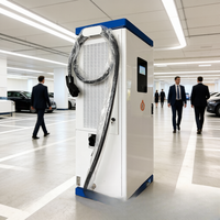 Nueva Estación de Carga Comercial para Vehículos Eléctricos 240kW CCS2 Gun OCPP 1.6J, Solución de Estacionamiento para Flotas con Conector Dual Independiente Jinghu TA-DC-FD