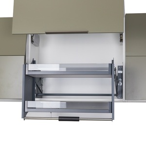 Accessori <span class=keywords><strong>per</strong></span> armadietto portaoggetti <span class=keywords><strong>in</strong></span> <span class=keywords><strong>ferro</strong></span> multifunzionale da tirare giù <span class=keywords><strong>per</strong></span> armadio da cucina cestello elevatore - Product Image 1