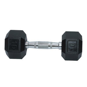 Hot Sale 50kg Hex Hantel Fitness geräte Gummi beschichtung Hantel <span class=keywords><strong>Set</strong></span> für Bodybuilding Home Gym Verwendung - Product Image 6