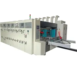 automatic flexo corrugated carton box maker printer slotter die cutter packing packaging machine manufacturer