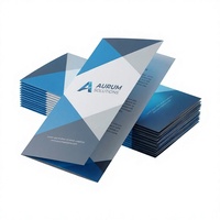 Service d'impression de prospectus sur papier brillant personnalisé, impression de brochures publicitaires, prospectus promotionnels en couleur CMYK
