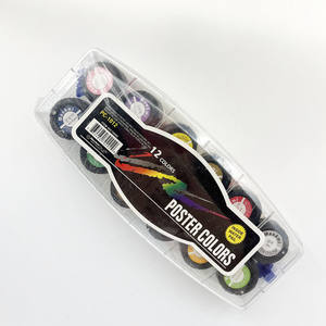 Peintures à l'eau de haute qualité, très vendues sur le marché <span class=keywords><strong>africain</strong></span>, coffret de 12 tubes de 20 ml pour le <span class=keywords><strong>dessin</strong></span> artistique - Product Image 4