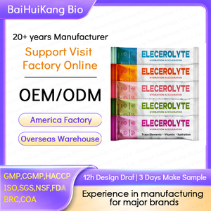 Mélange de poudre complexe d'électrolyte de boisson de supplément d'hydratation de logo personnalisé avec des vitamines et des minerais - Product Image 2