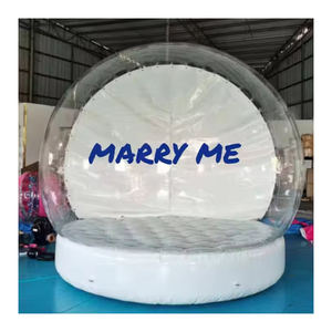 Carpa Burbuja Inflable Transparente de 3 Metros con Salida de Túnel en VENTA con Lona de PVC de 0.6mm+0.8mm de la Mejor Calidad - Product Image 1