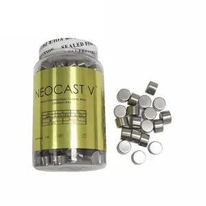 Dental Ceramic Alloy Filling Material Dental NEOCAST-V Ceramic Alloy With Beryllium For Porcelain Denture Teeth