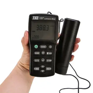 Luminance Meter TES-137 Dual Display 4-digit LCD Lux Meter TES137 Light Meter Lightness Tester Screen Brightness Meter