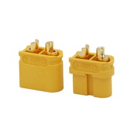 Connecteur Amass XT60U 30A 3.5mm plaqué or Banana Bullet Connector Brass Male to Female XT60 pour RC Drone LiPo Battery
