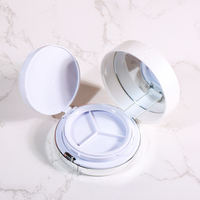 Cc étui à coussin d'air personnalisé en plastique vide blanc bb étui à coussin pot de maquillage emballage de poudre compact avec miroir
