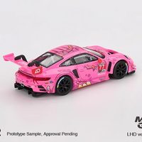 MINIGT 1:64 GT3 R Rose Dinosaure Modèle de Voiture en Alliage Métallique Décoration # 1052 à partir de 14 ans