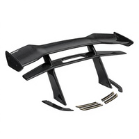 Kit d'aileron arrière réglable en fibre de carbone style Z06 pour Chevrolet Corvette C8, pièce extérieure automobile montée sur le coffre