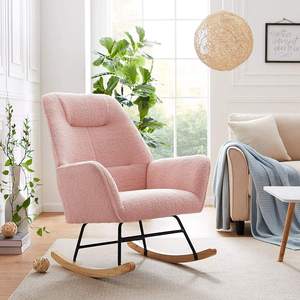 Hot Sell Luxury Tufted Fabric Single Leisure Recliner <b>Rocking</b> <b>Chair</b> for Living Room Home Office & Bedroom Use - Product Image 2