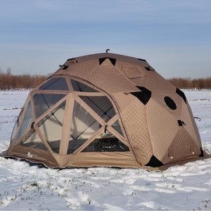 Extra <b>Large</b> Single-Layer Oxford Insulated <b>Tent</b> for 4-6 People Winter Wood Stove Chimney/Stove Hole Outdoor Camping <b>Tents</b> AT215 T - Product Image 4
