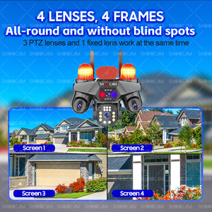 <span class=keywords><strong>Caméra</strong></span> réseau 20MP avec surveillance 4G, caméras H.265 4K, sécurité CCTV, <span class=keywords><strong>IP</strong></span>, extérieur, maison, <span class=keywords><strong>Wifi</strong></span>, AI, <span class=keywords><strong>caméra</strong></span> réseau intelligente sans fil - Product Image 4