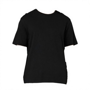 เสื้อยืดคอตตอนสีดำวินเทจสตรีทแวร์แขนสั้นพิมพ์ลายดิจิตอลขนาดใหญ่พิเศษสำหรับผู้ชาย น้ำหนัก 220 กรัม ขายส่ง - Product Image 3