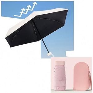Mini-parapluie de voyage de poche, léger et compact, idéal pour l'extérieur, protection contre le soleil et la pluie, cadeau promotionnel - Product Image 1