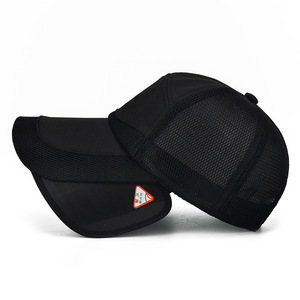 Chinese Fishing Trucker Cap Black Mesh Breathable Waterproof Unisex Outdoor Sun Protection Hat - Product Image 2