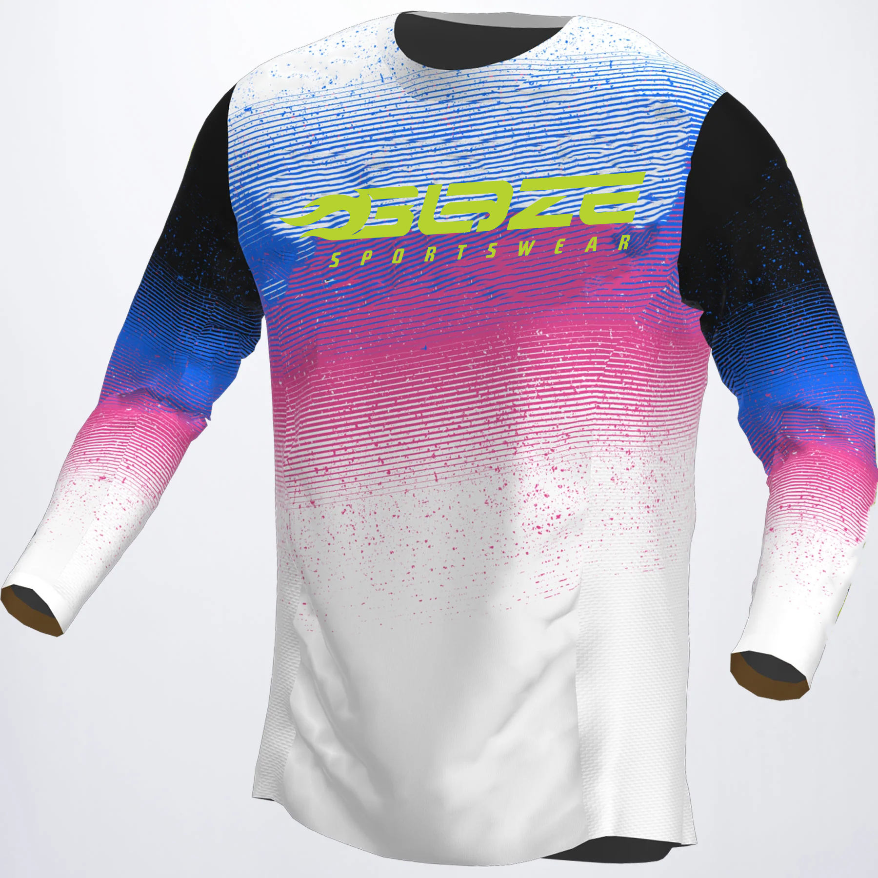 Wholesale Custom Sublimated Racing Pit Crew Shirts Long Sleeve Blank  Motocross Jerseys
