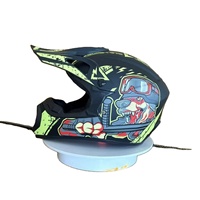 Nouveau casque de motocross intégral, coque en ABS, fermeture rapide, double visière, design graphique cool, homologué DOT, toutes saisons