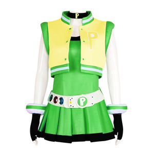 Disfraz de Cosplay de personaje de TV Power Girls Blossom, uniforme de flores peludas con burbujas rodantes para puesta en escena de Halloween - Product Image 5