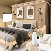 Tente de Glamping Modulaire en Acier Préfabriqué Haut de Gamme avec Salle de Bain Privée, Écologique, Étanche, 4 Saisons, pour Famille et Resort, Vente en Gros OEM, Installation Rapide
