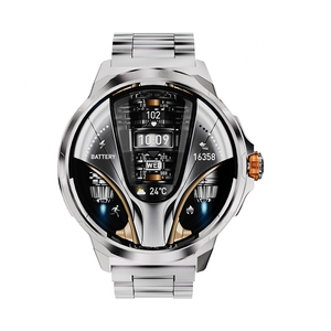 <span class=keywords><strong>Smartwatch</strong></span> SK50 630mAh batteria di grandi dimensioni 1.85 pollici per il monitoraggio della frequenza cardiaca del sonno <span class=keywords><strong>smartwatch</strong></span> da uomo <span class=keywords><strong>con</strong></span> cinghie <span class=keywords><strong>in</strong></span> <span class=keywords><strong>acciaio</strong></span> - Product Image 3