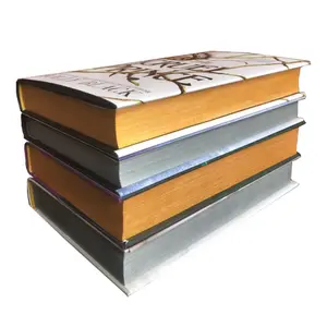 High Quality Novel Book Printing Service Hardback Book Printing Hardcover Books With Sprayed Edges