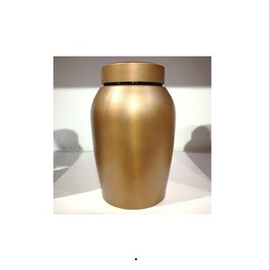 Urnes funéraires modernes tendances en laiton personnalisées Nouveau style de couleur avec logo pour adulte humain Fournitures funéraires en gros - Product Image 6